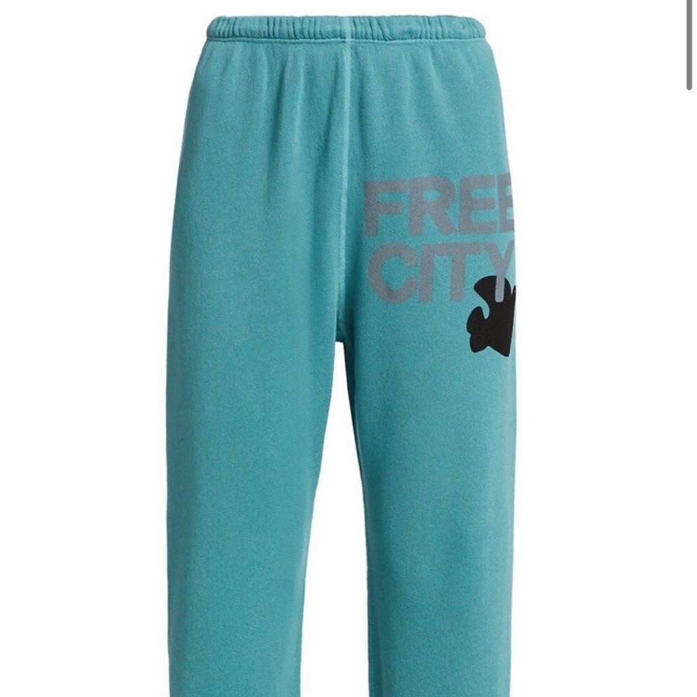 Teal FREECITY sweatpants